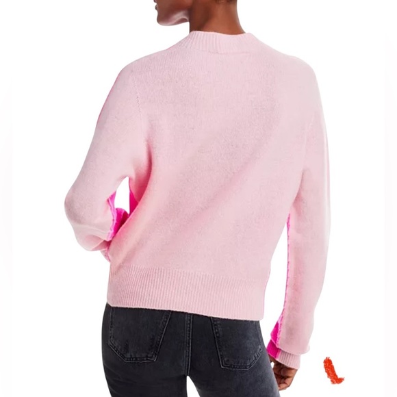 Essentiel Antwerp Cama Sweater Size 2 – Shocking Rose Pink Merino Wool Cashmere - Picture 2 of 10